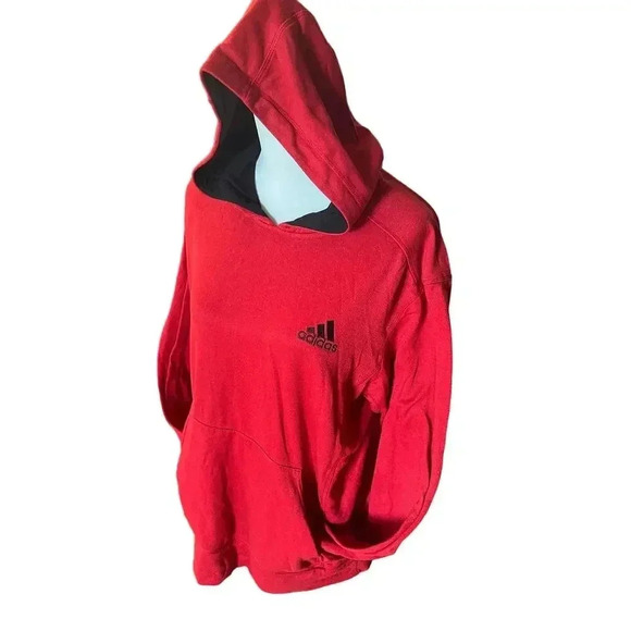 adidas the go to hoodie red mens size large - Picture 5 of 9